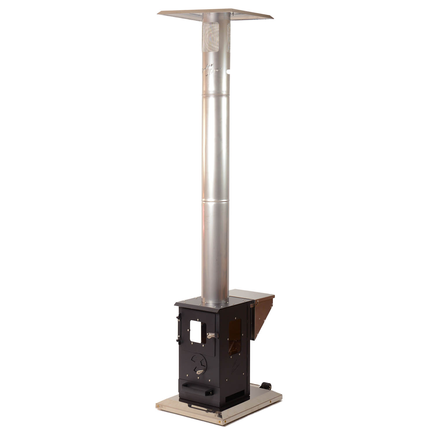 Outdoor Wood Pellet Patio Heater The Lil Timber