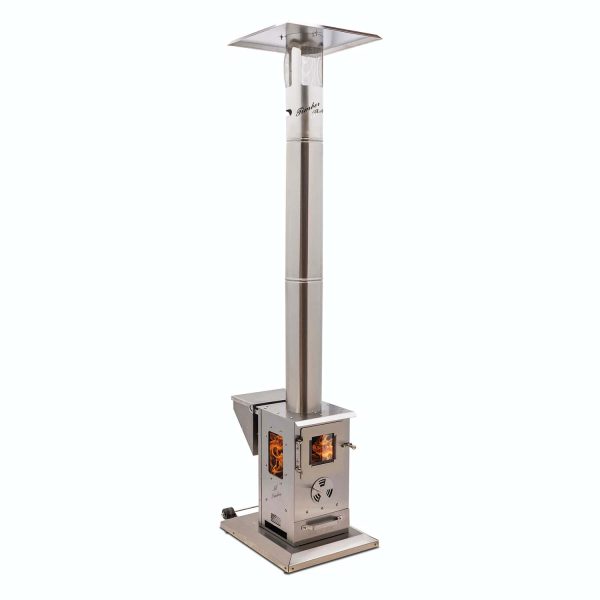 Lil' Timber wood pellet patio heater