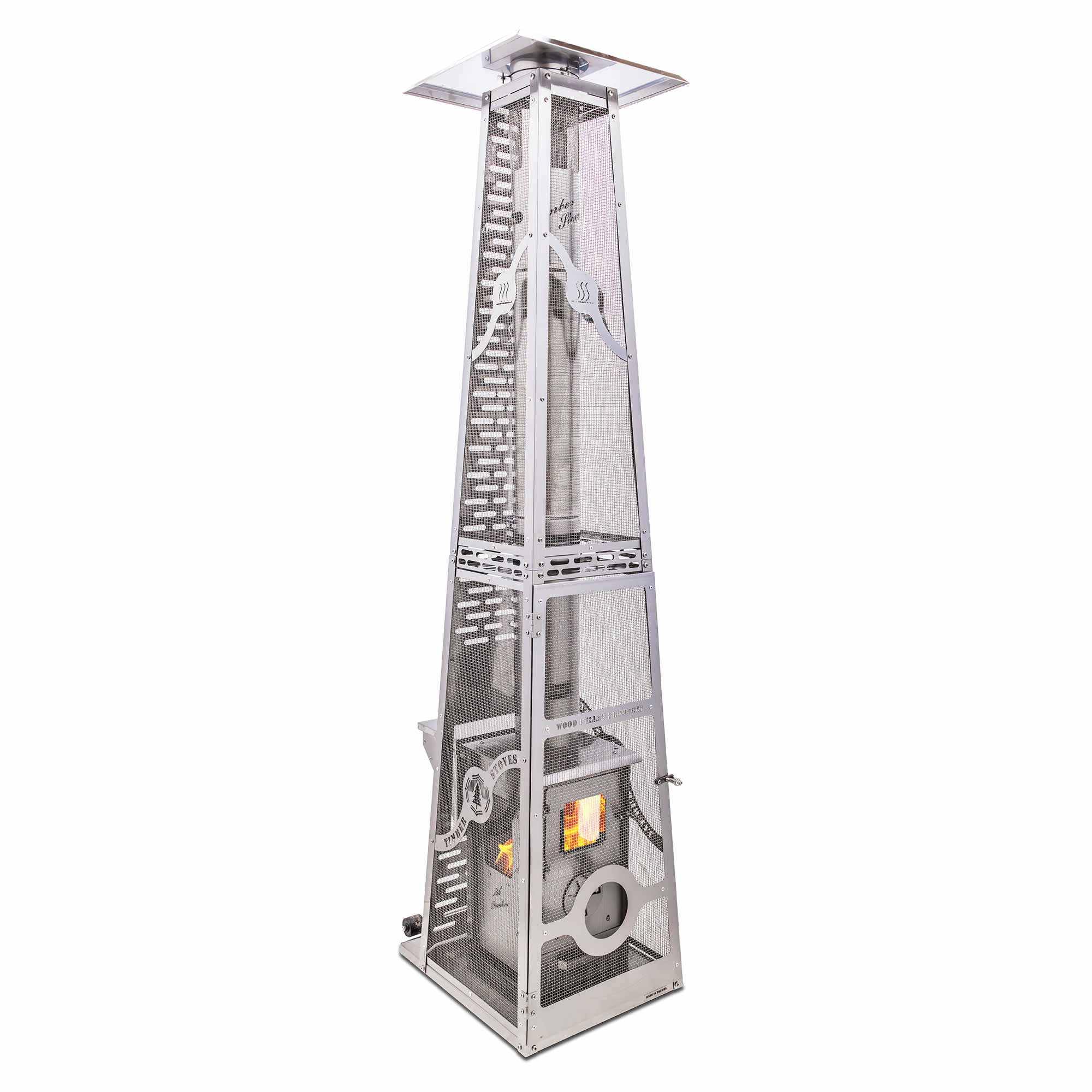 Solo Stove 72,000 BTU Pellet-Fueled Freestanding Tower Patio
