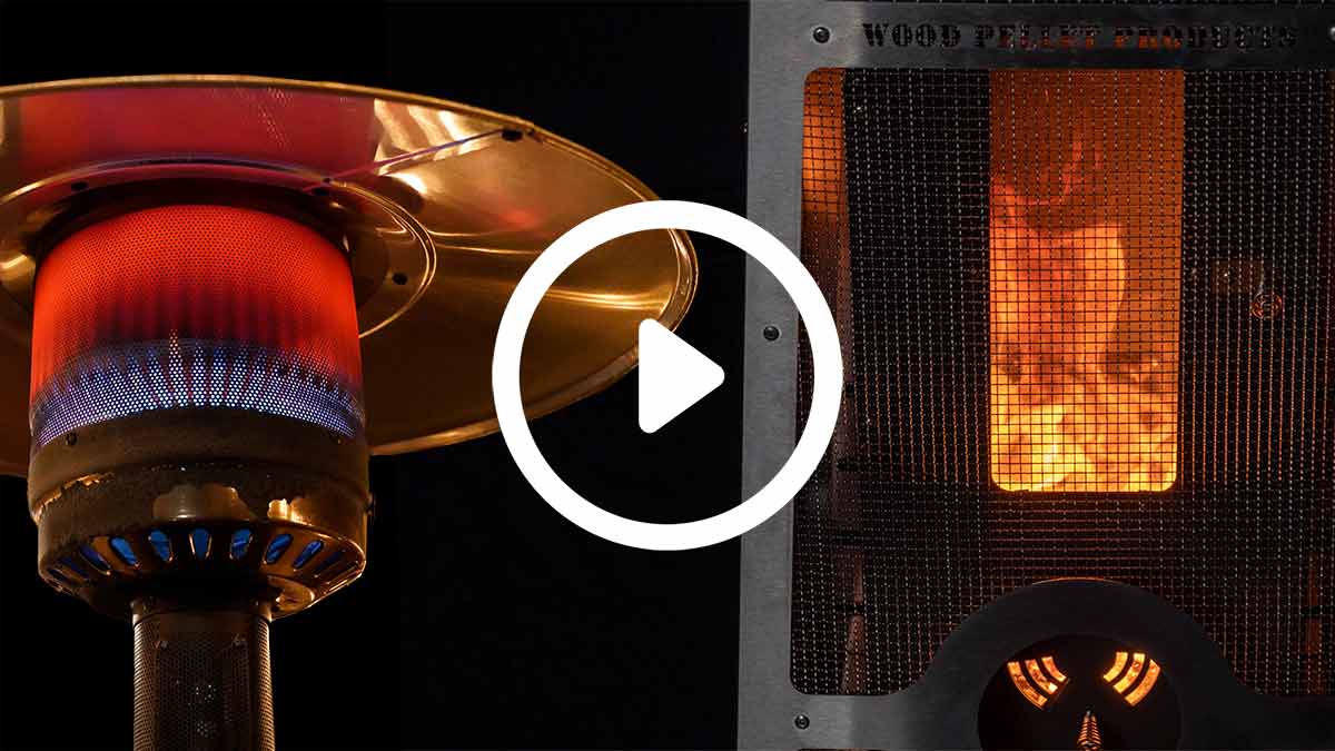 Timber Stoves Big Timber Elite Pellet Patio Heater — Modern Blaze